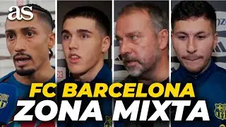 FC BARCELONA, ZONA MIXTA: RAPHINHA, CUBARS&Iacute;, FLICK, BARDGHJI | FC BARCELONA 5 - ATHLETIC 0 SUPERCOPA