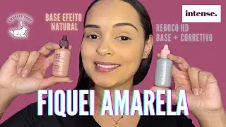 RESENHA DE BASES LINHA INTENSE O BOTICARIO: REBOCO HD E EFEITO NATURAL