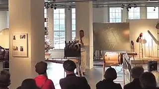 Klangpark Vernissage Teil 4 in der Neuen S&auml;chsischen Galerie,  17.05.2019, Zylinderharfe Bellithoxyl