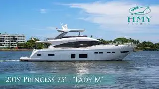 2019 Princess 75' Motor Yacht  LADY M - For Sale with HMY Yachts