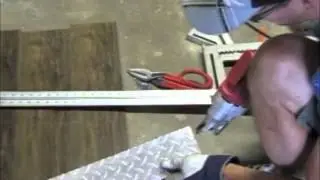 How to cut aluminum diamond plate sheets