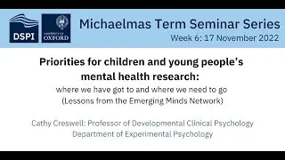 Priorities for children and young people&rsquo;s mental health research