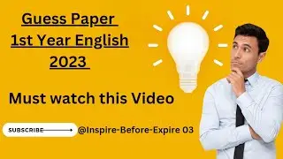 11th English Guess Paper Exam 2023|| 1st Year English Guess 2023 |Most Important Lessons,Plays,Poems