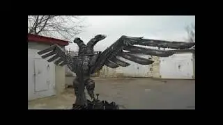 $30 000 price. Steel kinetic sculpture &ldquo;The Triumph. Russia&rdquo;