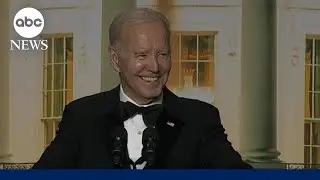 Biden speaks at the White House Correspondents&rsquo; Dinner