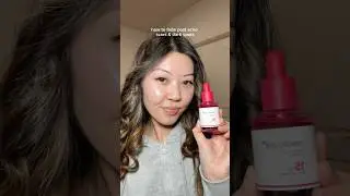 trying the NEW medicube serum for dark spots ❣️ #medicube #kbeauty #darkspots #serum #skincare