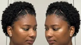 Short Natural Hair Diaries: Wash day, Braid out & Haircare During The Week