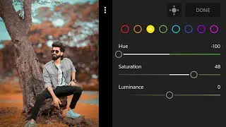 Lightroom Dark Brown And Aqua Tone Photo Editing | Lightroom Mobile Best Photo Editing