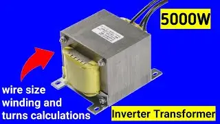 How To Make Transformer, inverter 12v to 220v 5000w