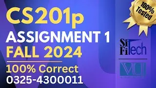 CS201p assignment 1 solution 2024 | CS201p assignment 1 solution fall 2024