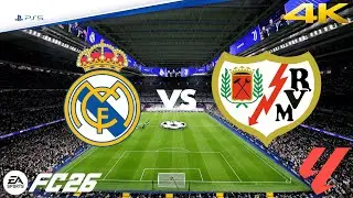 Real Madrid vs Rayo Vallecano | La Liga | EA FC 26 | PS5 4K HD