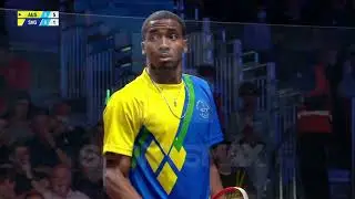 CWG: Rhys Dowling (AUS) vs Jason Doyle (SVG) | Men's Single Squash (RO64) | SportsMax TV