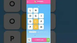 Wordbrain 2 Summer Event June 28 2020 | Wordbrain 2 Summer Day 9