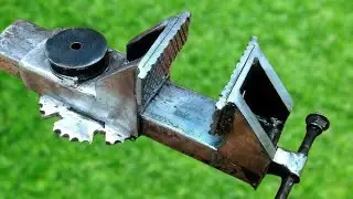 Comment faire un &eacute;tau || Id&eacute;es pour fabriquer un &eacute;tau en ferraille || Faire un &eacute;tau sans exp&eacute;rience