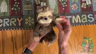 Say Hi Little Speedy Plush Stuffed Animal Three Toed Sloth