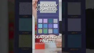 UNEARTHLY COSMETICS - DEAD OF NIGHT🌙 Eyeshadow Palette - Look 3