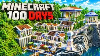 I Have 100 Days to Build A Diorite Civilization in Minecraft