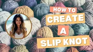 How to Create a Slip Knot for Crochet | Beginner Crochet Tutorial