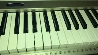 Dos Cartas y Una Flor - Los Caminantes (Melodia Tutorial en Teclado)