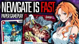 Newgate Aggro Is *LIGHTNING* Fast! | OP05 - Locals | Blue Nami Mill | OPTCG Paper Gameplay