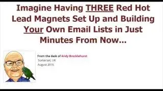 Instant Lead Magnets Reviews and Bonuses by Andy Brocklehurst