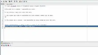Oracle 1Z0-071: Função COALESCE (53ª questão)