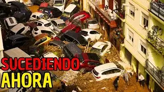 Tormenta sorpresa y devastadora inundaci&oacute;n en Espa&ntilde;a deja CAOS y estelas de destrucci&oacute;n