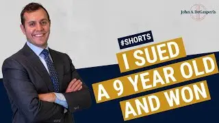 I Sued A 9 Year Old and Won! #Shorts