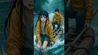 Lost in the Rain: A River Adventure Unfolds #familyadventures #anime #familyfirst