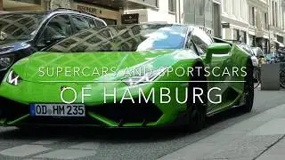 Supercars of Hamburg|Summer 2017! AMG GTC, Ferrari&lsquo;s&hellip;Loud sounds!