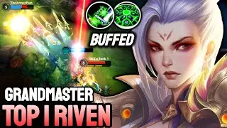 WILD RIFT RIVEN BUFF - TOP 1 RIVEN GAMEPLAY - GRANDMASTER RANKED