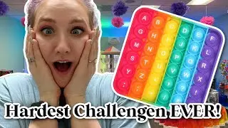 A-Z Fidget Shopping Challenge! | Hardest Challenge EVER! 😳 😱