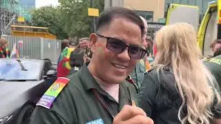 Manchester pride 2023 ambulance
