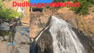Most beautiful waterfalls Goa #dudhsagarwaterfalls