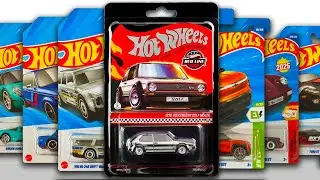 Showcase - Hot Wheels RLC VW Golf Mk1 GTI, 2025 Mix N Case, Dodge Charger Hellcat, Silverado EV RST.