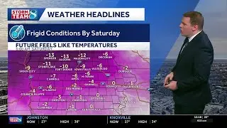 Iowa weather: Snow chances return to end the week bringing colder temps for the weekend