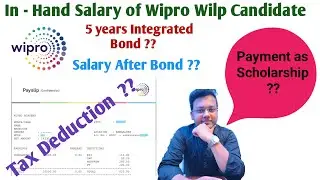 Wipro WILP In-Hand Salary  ||  Salary Slip of Wipro Wilp