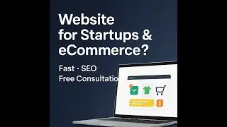 Professional Website Services for eCommerce & Startups | Fast, SEO-Optimized & Mobile-Ready