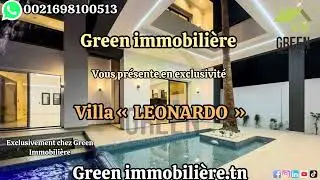 Luxury #house #hammamet #villa « LEONARDO » #green #immobilier