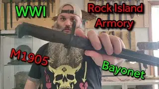 Rock Island Arsenal M1905 Bayonet (Dated 1909)