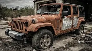 ASMR Car Restoration! 2010 Jeep JK Full Restoration Burnt