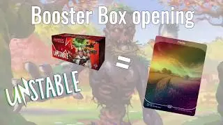 twelfth MTG Unstable Booster Box opening - FOIL PLAINS!!!