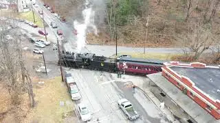 Chasing trains with a drone