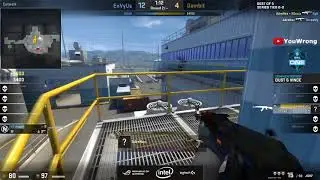 EnVyUs vs Gambit (Final Highlights Map1/Nuke) ESL One New York 2017