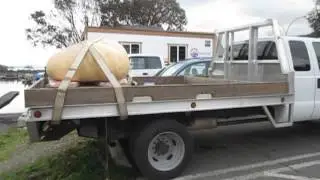 Giant Pumpkin on a Truck