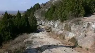 White pyramid. Mysterious pyramid of China