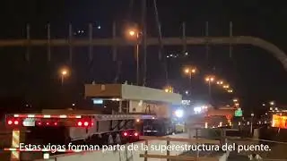 BTS: I-10 Broadway Curve Crane and Beams