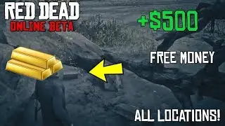 HIDDEN MONEY CHEST *$500* IN RED DEAD 2 ONLINE!! - QUICK AND EASY! (LOCATIONS!)