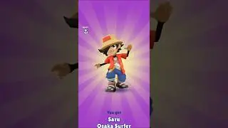 Unlocked Saru in Subway Surfers(Season Challenge) Osaka 2025 #subwaysurfers