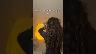 On lazy wash days, I just use the MAREE Hair Mask #lazyhairroutine #healthyhair #curlyhairlove